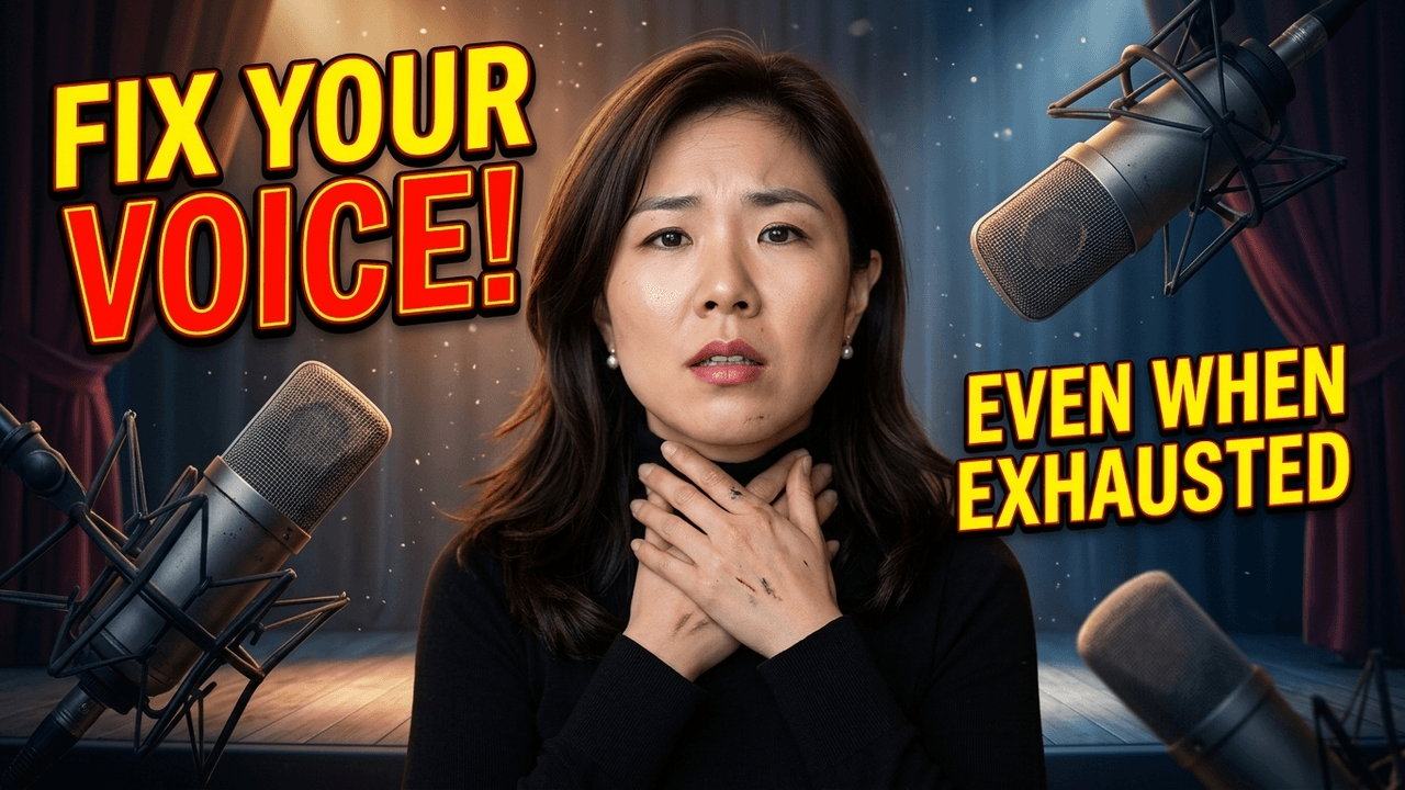 Fix your voice in minutes — even when you’re exhausted, without exercises or extra effort
